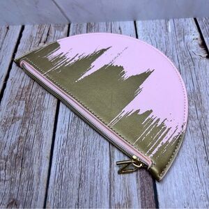 NuFace Pink and Gold Cosmetic Bag